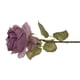 thumbnail image 2 of Centro de mesa para bodas y decoración del hogar: exquisito ramo de rosas artificiales de color morado, 2 of 8