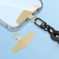 thumbnail image 4 of Efficient Metal Phone Tether Tab, Metal Phone Patch, Universal Cellphone Lanyard Pad for Full Phone Case, 2 x Gold Gold - Great for Any watering projects, 4 of 5