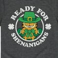 thumbnail image 3 of Garfield - Ready For Shenanigans - Toddler And Youth Short Sleeve Graphic T-Shirt, 3 of 5