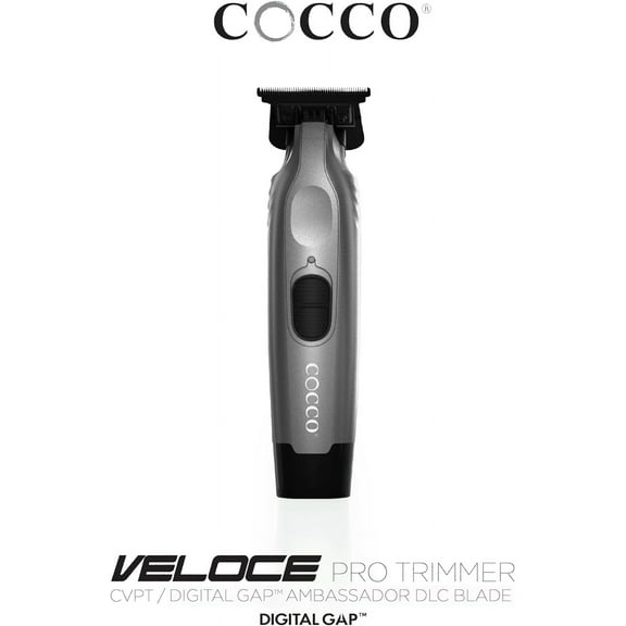 Cocco Veloce Pro Cordless Trimmer – Matte Grey | High-Speed Motor & Precision Blade