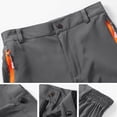 thumbnail image 4 of Xdegoge Convertible Hiking Pants for Girl Boys Quick Dry Outdoor Sports Trousers with Detachable Legs, Waterproof & Breathable, Camping and Skiing, 4 of 8