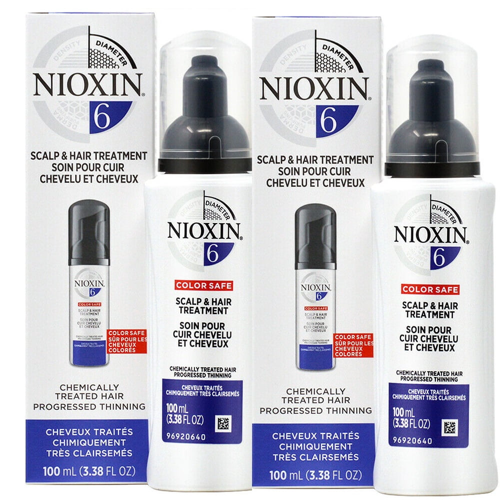 Nioxin Nioxin 6 Scalp & Hair Treatment 3.38 oz 2 PACK