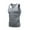 🔥 Gray, variant on Men Tank Tops Undershirt Summer Sleeveless Crew Neck Men Vest Solid Color Slim Fit Oversized Basketball Mens Clothes Beach for Running in Hot Weather Gray S