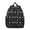 Eye and Moon, variant on Butterfly and Sun Gothic Pattern Backpack for School, Cute School Bag with Adjustable Shoulder Straps and Padded Back, 13.8"x11.4"x6"