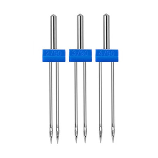 Sewing Machine Double Needle,18pcs Sewing Machine Double Twin Needles Set Double Needlesfor Sewing Machines Time-Tested Durability