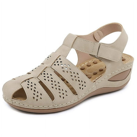 

Womens Sandals Wedge for Women with Arch Support Summer Casual Wedge Platform Dressy Walking Sandal A8