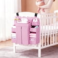thumbnail image 5 of Storage Caddy, Hanging Diaper Organizer with Multiple Pockets, Washable Oxford Cloth Baby Nursery Shelf, 22.8x19.7x5.5 Inch, 5 of 6