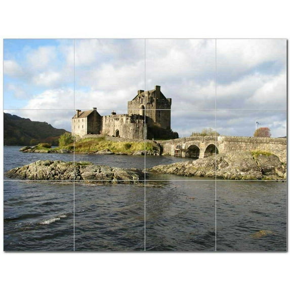 Castle Ceramic Tile Mural Kitchen Backsplash Bathroom Shower 400473-L43