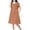 F-105Orange, variant on ZHOGXU Women's Dress Short Sleeve Round Neck Solid Color Fashion Comfortable Loose Fit Mini Dresses For Casual Daily Wear,Green,L