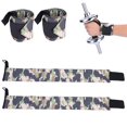 thumbnail image 6 of Weight Lifting & Training Support for Gym & Basketball ArmyGreen Nylon Wrist Wraps, 6 of 8