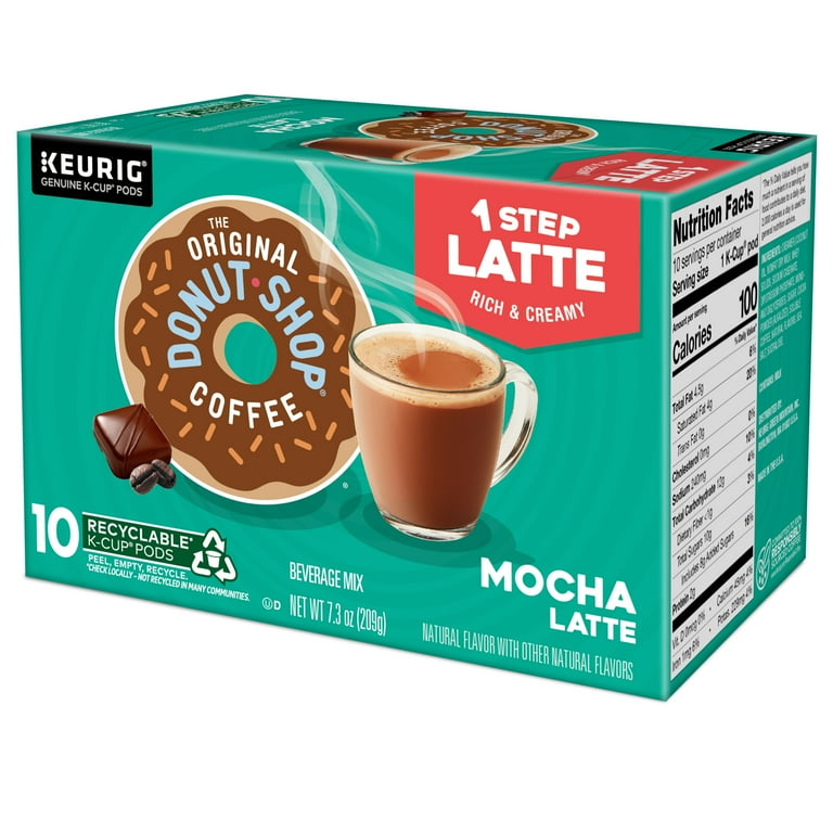 The Original Donut Shop, One Step Mocha Latte Flavored K-Cup