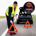 thumbnail image 4 of AYKRM Car Warning Triangle Heavy Reflective Warning Road Safety Triangle Kit Suitable for car Breakdown and Temporary Parking on The Road., 4 of 5