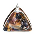 thumbnail image 3 of Lsque Abstract Lion Painting Printed Long Tissue Box Cover Holder, Facial Paper Organizer Dispenser,Triangle with Bottom Belt, PVC Leather Decorative Organizer, 3 of 9