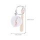 thumbnail image 2 of NUOLUX 5Ud Llavero De Béisbol Beige Con Estilo Para Y Accesorios, 2 of 8