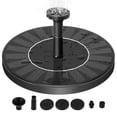 thumbnail image 1 of AGPtek Solar Water Pump, 1.4W 6 Nozzles Solar Powered IPX8 Waterproof, for Fountain Pond Pool Garden Fish Tank Aquarium, 1 of 7