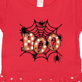 thumbnail image 3 of Inktastic Halloween Boo with Spiders in Web Girls Toddler Dress, 3 of 4