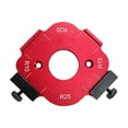 thumbnail image 1 of Wardrobe Corner Corner Corner Trimming Machine Profiling Tool Wood Cutter Woodworking DIY Corner R Corner Arc Template 14mm Drill Bit Glass, 1 of 8