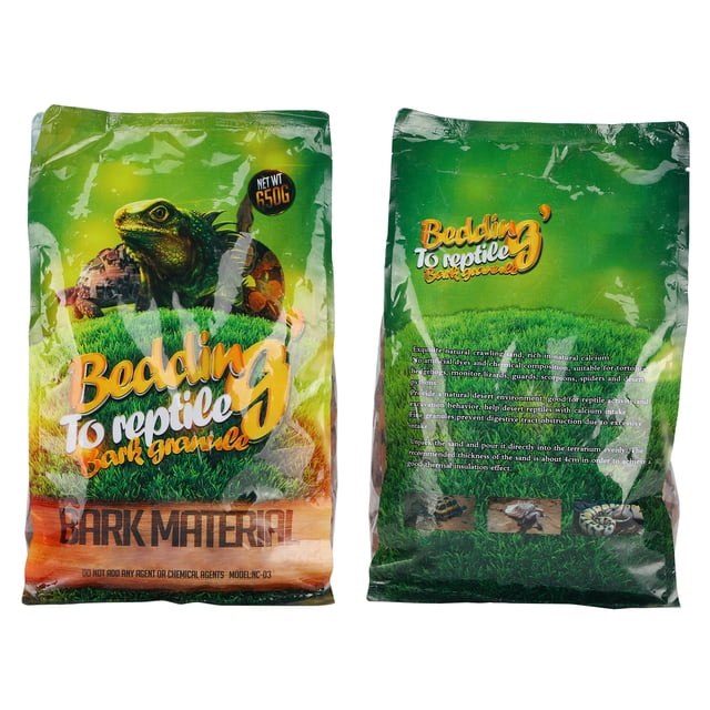 Terrain 650 g/bolsa corteza de terreno forestal virutas finas sustrato de terreno de troncos de madera Natural para Reptiles Anggrek Otros