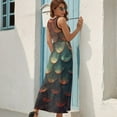thumbnail image 7 of Mermaid Fish Scales Sleeveless Dress Female Clothing Dress Women Summer 2025 Dress, 7 of 7