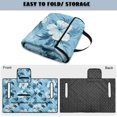 thumbnail image 6 of Whosucclay 4 Convenient Pockets Golf Cart Seat Towel for 2 Person Carts Club Car, All-Weather Protection Foldable Golf Cart Seat Covers, Hibiscus, 6 of 9