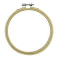 thumbnail image 3 of yuksok Bamboo Embroidery Hoop Sewing Cross Stitch Frame for DIY Needlework 10cm 4inch, 3 of 9