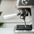 thumbnail image 6 of Crema Coffee Products | 54mm Bottomless Portafilter | Matte White, 6 of 6