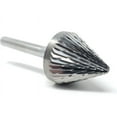 thumbnail image 3 of SJ-9 Double Cut Cone 60 Degree 1" x 15/16" Carbide Burr Bur Tool Die Grinder Bit 1/4" Shank, 3 of 6