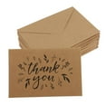 thumbnail image 1 of 20pcs Kraft Paper Thank You Note With Envelopes For Xmas Greeting Decor 9, 1 of 10
