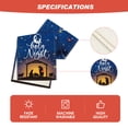 thumbnail image 2 of Sm:)e The Lord Blue Sky Christmas Table Runner, Seasonal Winter Holy Night Christ Kitchen Dining Table Decor for Outdoor Home Party 13x90 Inch, 2 of 7
