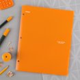 thumbnail image 3 of Five Star 2-Pocket Stay-Put Plastic Folder, Orange (33570), 3 of 7