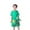 Green, variant on Toddler Girls Dresse Round Neck Embroidered Animal Print Short Sleeved Dress Kids Girls Summer Trendy Loose Comfortable Casual Wear Dresses,2 -3 Years