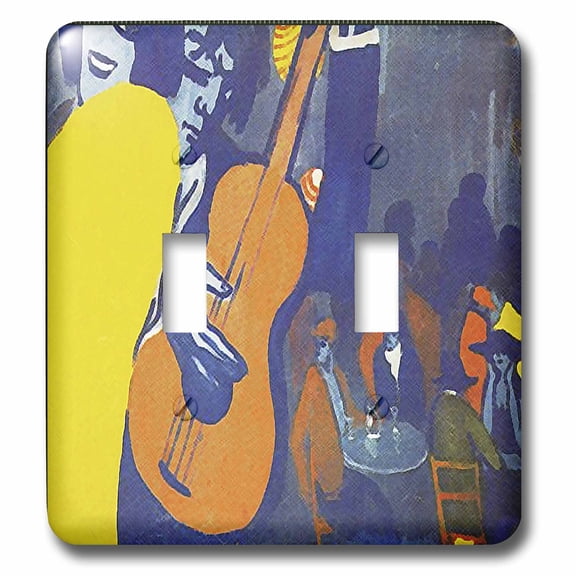 3dRose, Salvador Dali Painting Scene In A Cabaret, double toggle switch