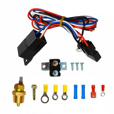 freestylehome Car Electric Fan Relay 12V Automatic On/Off Automotive ...
