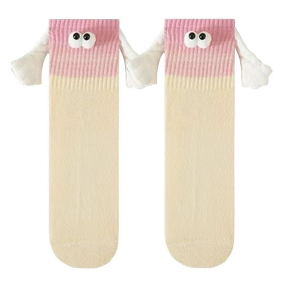 Byworldtasic Magnetic Holding Hands Socks Funny Crazy Silly Socks Christmas Gifts For Couples Best Friend