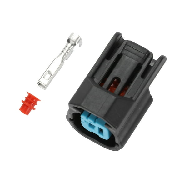 Unique Bargains 1 Pin Horn Detonation Sensor Connector Plug Female Wire Terminal for Honda Fit Odyssey CRV Civic 1 Set