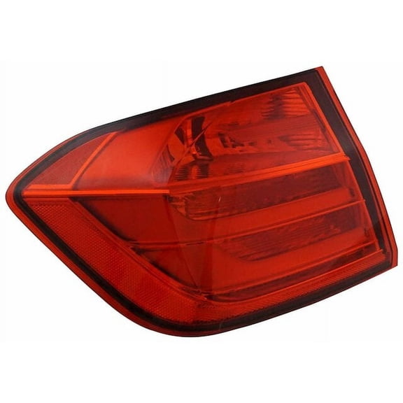 Left Tail Light Assembly - Compatible with 2012 - 2015 BMW 328i Sedan 2013 2014