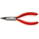 thumbnail image 1 of KNIPEX 19 01 130 SB Pinza con bocas redondas con filos de corte (Pinza para joyería) recubierto de plástico acabado pavonado 130 mm, 1 of 1