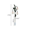 thumbnail image 3 of EWASWON Christmas Solar Santa Stake Lights, Christmas Solar Powered Outdoor Decor, IP65 Waterproof Easy to Install for Yard Patio Porch Holiday, 3 of 6
