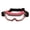 Red, variant on NFTIGB Anti-Fog Safety Goggles Lab Glasses Eye Protection Black Adult 1 Count