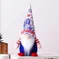 thumbnail image 6 of Memorial Day Decoration, 4th of July Decorations, 2PCS Patriotic Gnome Decor for Memorial Labor Veterans American Independence Day Decorations Gift Handmade Elf Dwarf Household Ornaments Decor, 6 of 9