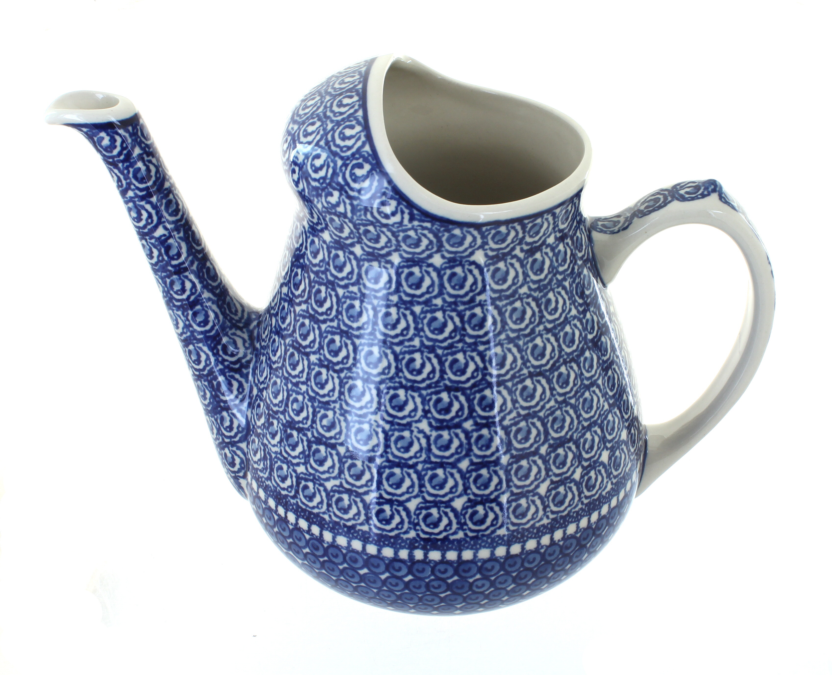 Polish Pottery Pearl Watering Can