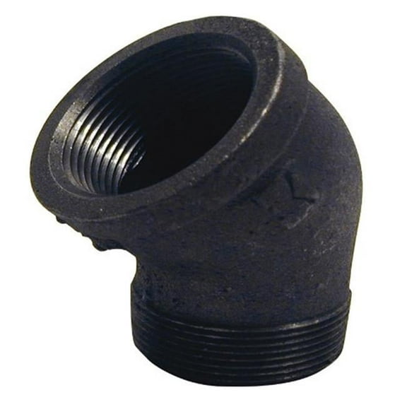 Mueller 520-506BG Black Iron Street Elbow 45 Degree 1-1/4''