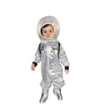 thumbnail image 3 of Disfraz Espacial Disfraces TuDi para Niños y Niñas 2 Años Mameluco Plateado con Casco, 3 of 7