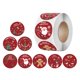 thumbnail image 2 of 2x Rollo de Pegatinas de Navidad de 500 Piezas, Pegatinas de de Navidad, Ideal para de , Sellado, Regalos, 2 piezas, 2 of 8