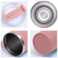 thumbnail image 3 of 1pcs Portable Insulation Cup Stainless Steel Straw Cup Straw Popsicle Cup Car Portable Insulation Cup, 3 of 6