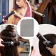 thumbnail image 3 of Heat Resistant Silicone Curling Iron Mat Protector for Hair Styling Tools NonSlip Grey Pad, 3 of 4