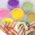 thumbnail image 3 of Polvo de uñas iridiscente en polvo de pigmento de 30 colores para arte de uñas, 3 of 5