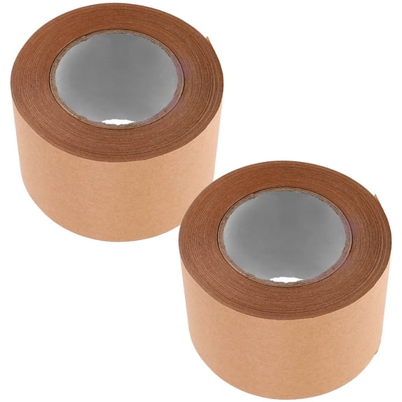 ibasenice Heavy Duty Kraft Paper Tape for Packing Boxes Strong Adhesion Sealing Tape