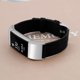 thumbnail image 3 of Reloj pulsera de lona negra, repuesto deportivo, correa de reloj, pulsera de Fitness para Fitbit Charge 2, 3 of 5