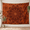 C, variant on XaaKee, Cinnamon Radial Harmony Tapestry, Damask Border Decorative Print Pattern, 60x40Inch